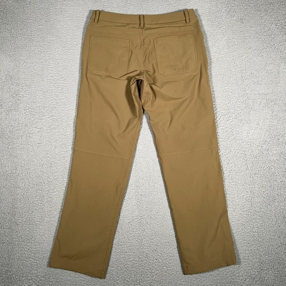 Lululemon Pants Mens 32x29 Brown ABC Classic Fit Warpstreme Golf Casual Preppy - Picture 11 of 13